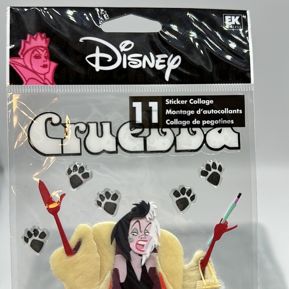 Disney Cruella EK Success Jolees Dimensional Sticker 101 Dalmatian’s HTF - Picture 4 of 6